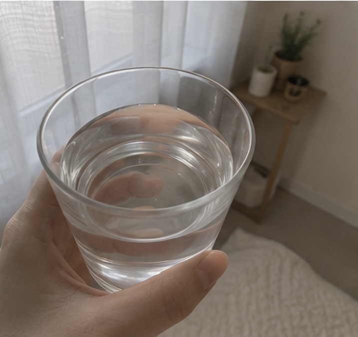 水分補給を続けるためのグラス